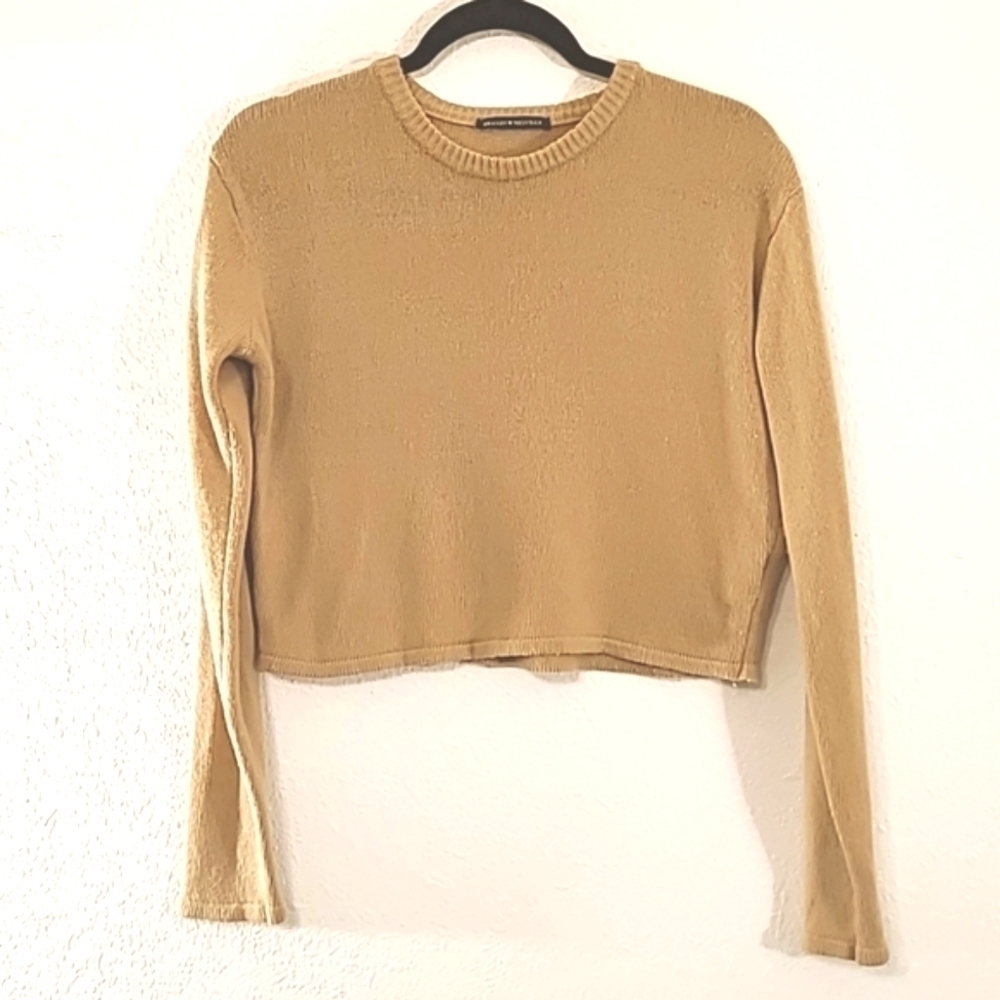 BRANDY MELVILLE Francesca Cropped Sweater Wool/Viscose/Nylon/Cashmere, size S/M